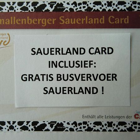 Appartementen Edel Schmallenberg Zewnętrze zdjęcie